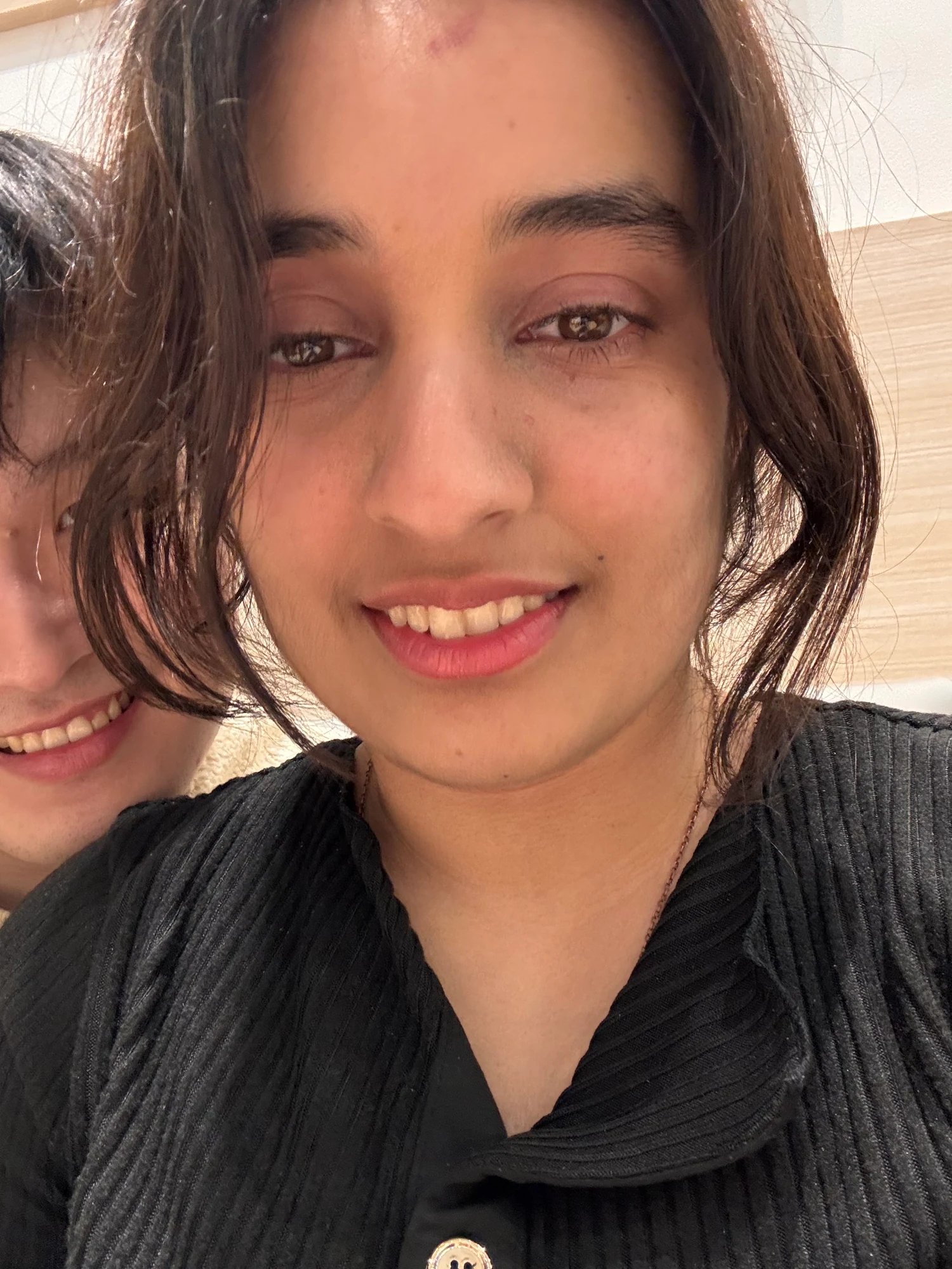 close up selfie together
