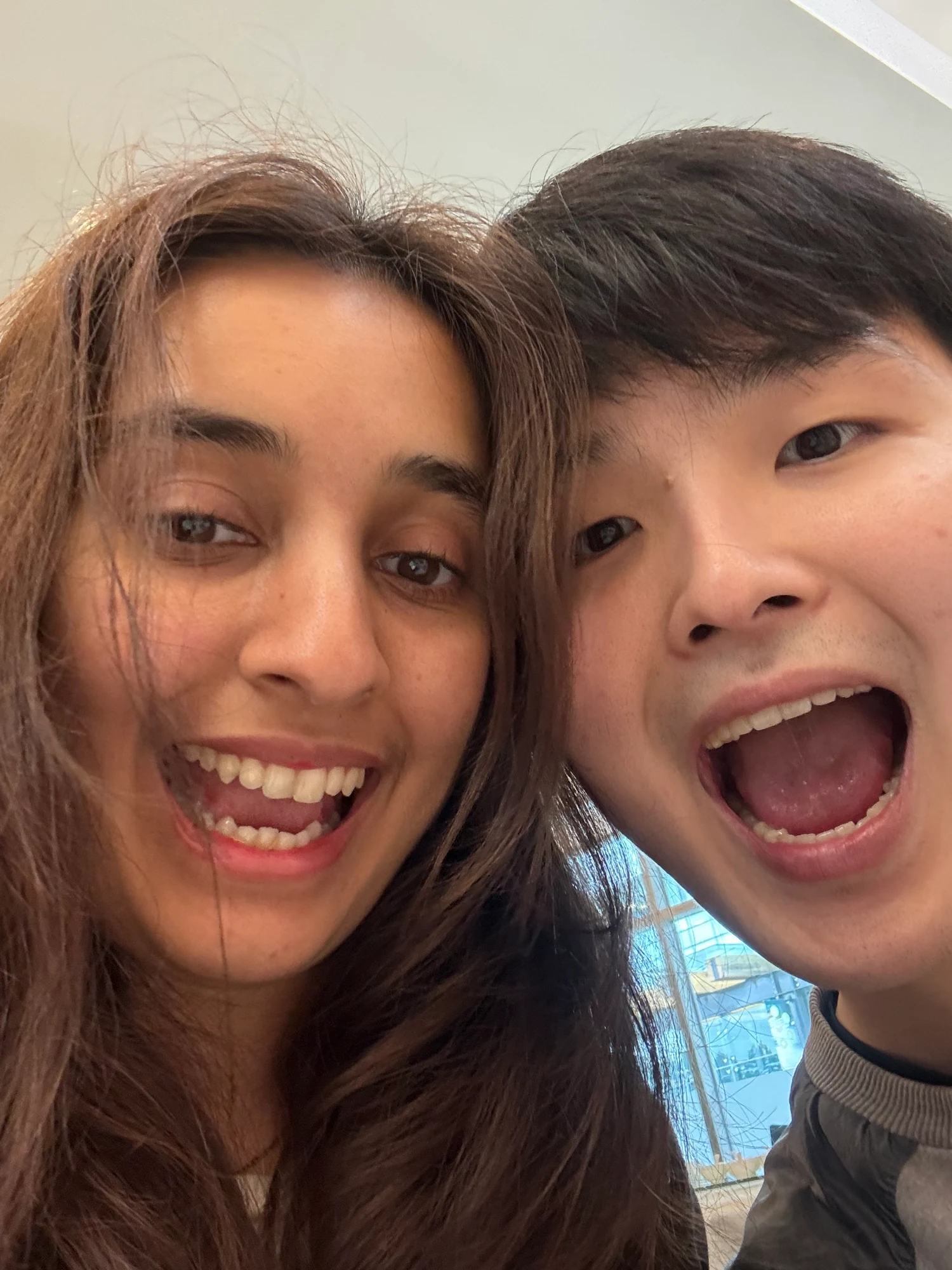 silly selfie together